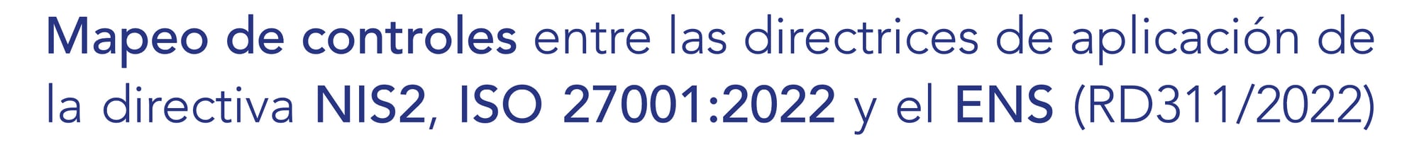 Título mapeo de controles